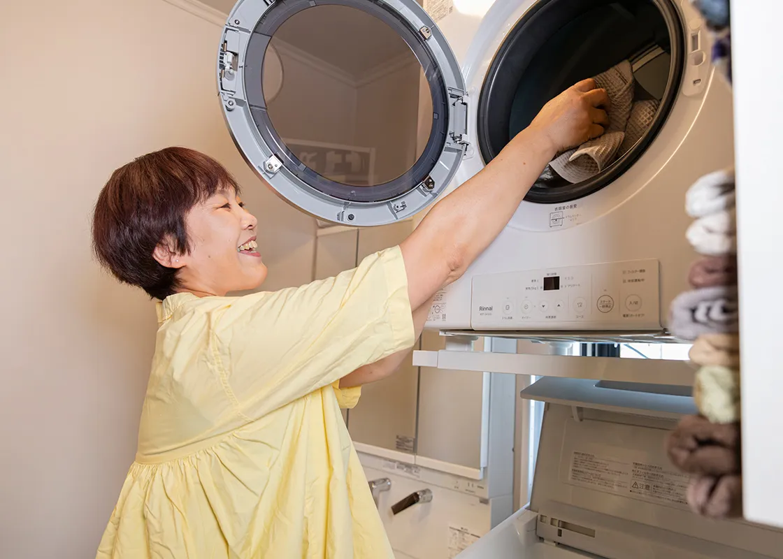 オーナーと乾太くん画像