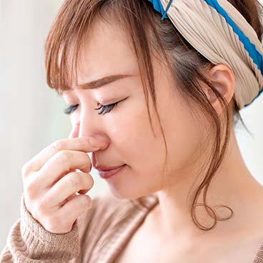 臭いが気になるイメージ