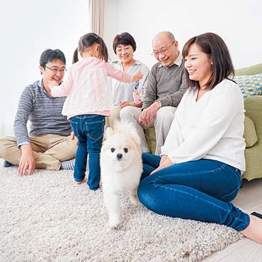 お子様・ペットがいても安心イメージ